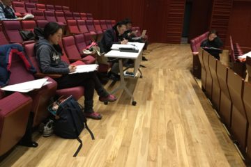 劇場でSE決め打ち合わせ