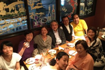 近くのイタリアンで、長丁場のご褒美！